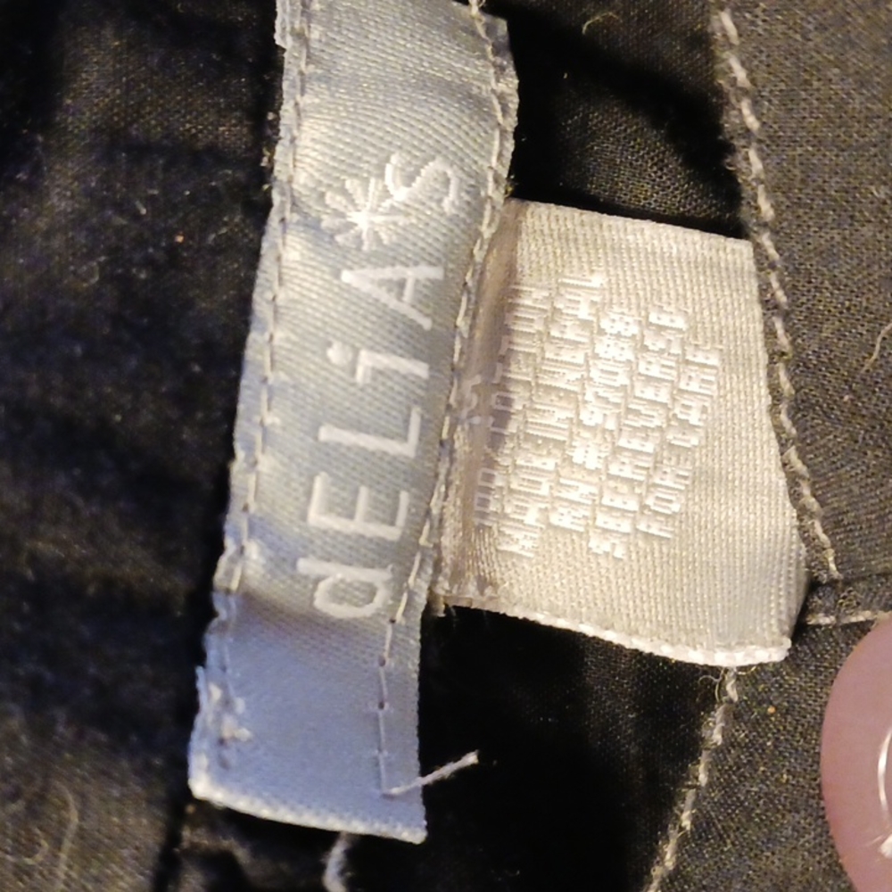 Delia's Square neck blouse with decorative  stitching  and buttons NWOT - Picture 5 of 6